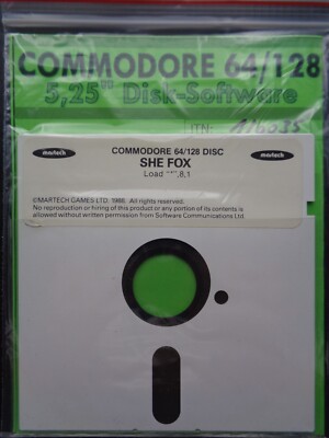 COMMODORE 64/128 -- SHE FOX (MARTECH - DISK)