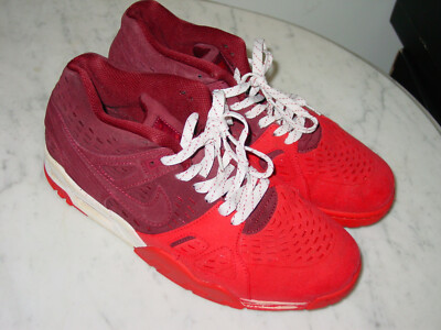 2014 Nike Air Trainer LE 815758-600 Team Red Shoes! Size Sold As Is! 