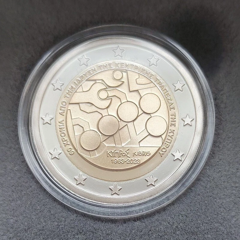 Cyprus 2 euro 2023 Central Bank PROOF (#9427) - Image 2 of 2
