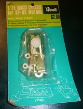 1963 REVELL 1/24 SCALE SLOT CAR BRASS CHASSIS FOR SP-80 MOTOR R-3311 UNUSED