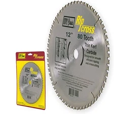 IVY Classic 36226 Ripcross 12-Inch 80 Tooth Thin Kerf Carbide Circular Saw Blade