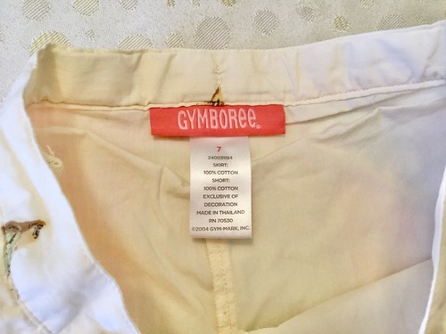 Gymboree Girls Vintage ALOHA WAHINE Hawaiian Skort Size 7 Adjustable Waist EUC - Picture 3 of 14