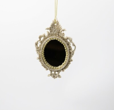 Goodwill Mirrow Spiegel silber / gold Christbaumschmuck Weihnachtsschmuck