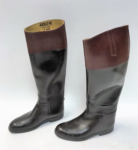 de montar Aigle mujer talla 39 8,5 ecuestres negras/marrones cupé Saumur | eBay