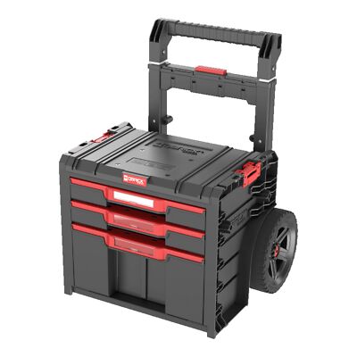 Qbrick System PRO Cart 2.0 Plus Drawer 3 mobile Box auf Rädern 520 x 415 x 660mm
