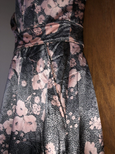 GUESS By Marciano Silk Mini Dress Lined Floral Print Multicolor Womens Sz XS NWT - Picture 5 of 12