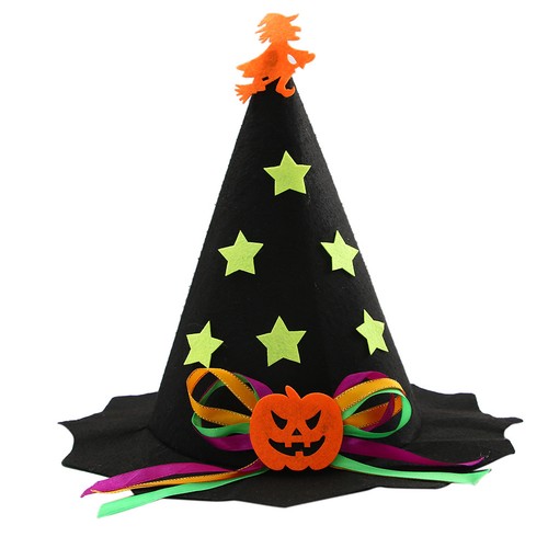 Halloween-Cap-non-woven-children-039-s-hats-show-pumpkin-hat-headdress-TSU