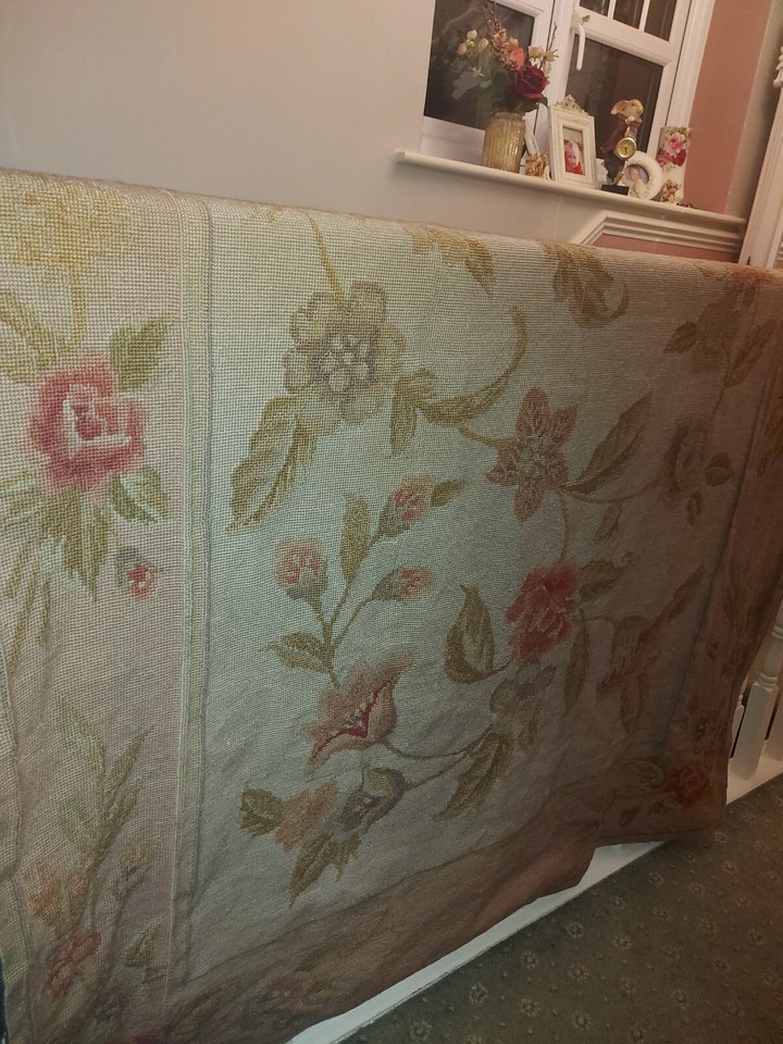 Needlepoint Rug Vintage eBay