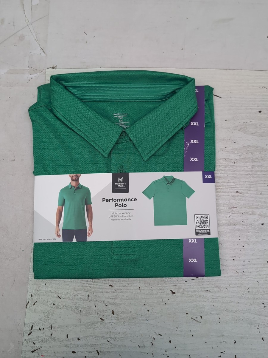 メンズウェア vitamin MM Men Short Sleeve Moisture Wicking UPF 50 Sun Protection Sz 2XL
