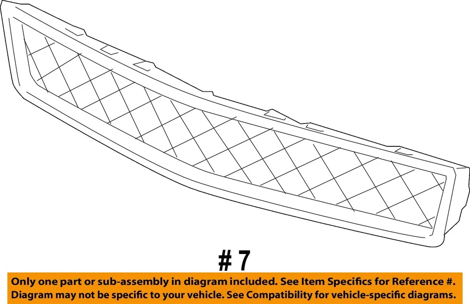 Chevrolet GM OEM 07-14 Suburban 1500-parrilla-inferior 15944326 Foto 2 de 2