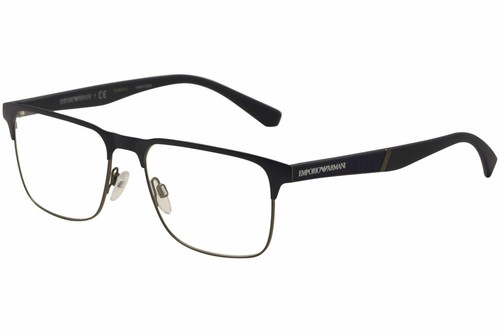 Emporio Armani Eyeglasses EA1061 EA/1061 3174 Mt Blue/Mt Gun Optical Frame  55mm 8053672715200 | eBay