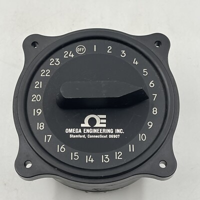 Vintage Omega Engineering Inc 1-24 Dial Timer Analog Possibly for Photography