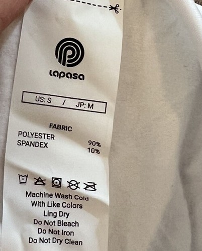 LAPASA Boys Active Baselayer Set Sport Thermal Underwear Size M, Color White - Picture 3 of 4