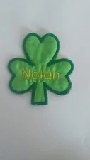Custom Embroidered St. Patrick Day Iron On Name Patch St. Paddy Day