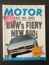 MODERN MOTOR MAGAZINE Australian Publication July 1990 ALFA SPIDER QV POSTER