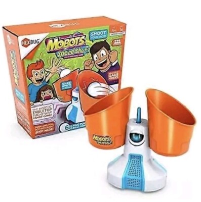 HEXBUG Mobots Speed Shot, Roboter-Wurfspiel, elektronisches Indoor Tabletop Spielzeug, Fa