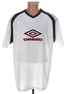 UMBRO VINTAGE 1999/2000 WHITE FOOTBALL SHIRT SIZE XL | eBay