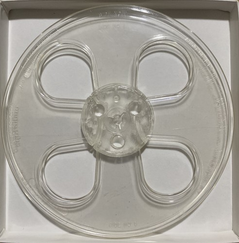 Audiotape 7" Empty Reel, Series 2, Clear Four Window C-Slot, New Box + Bag