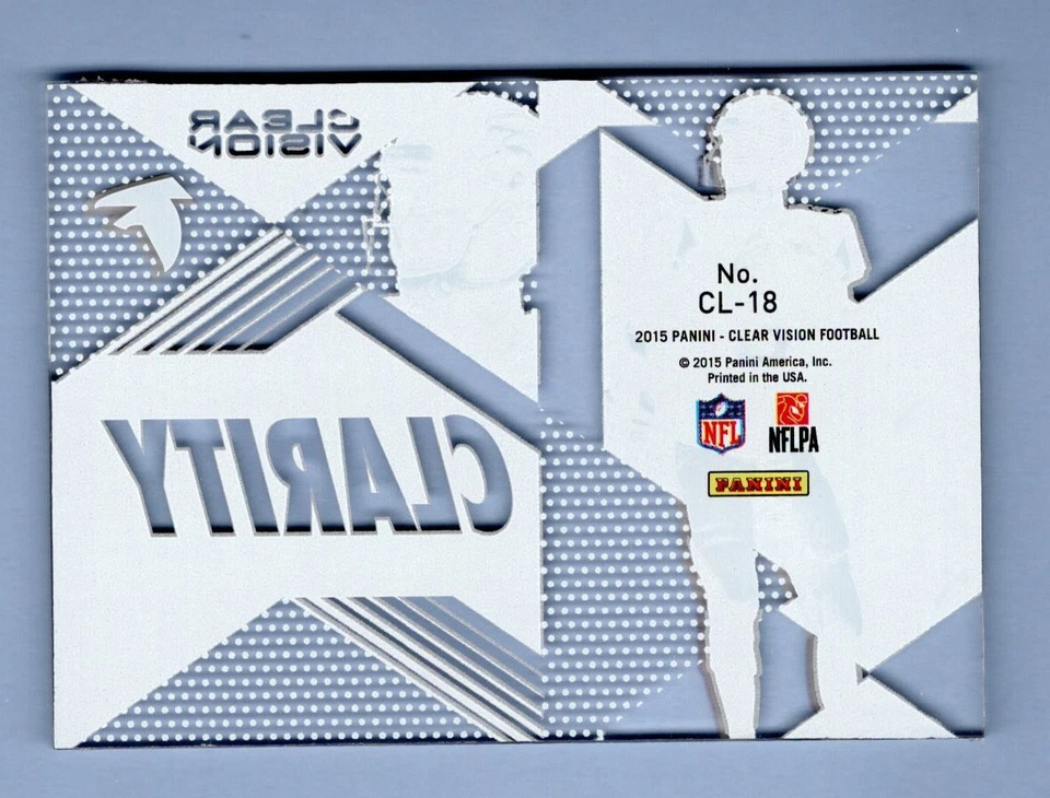 2015 Panini Clear Vision Clarity #CL-18 Matt Ryan Atlanta Falcons - Image 2 of 2