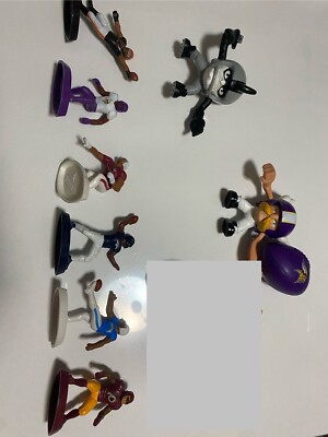 2013 Mcdonald's Happy Meal Toy Rush Zone NFL Action Figure-Lot of 9 Toys