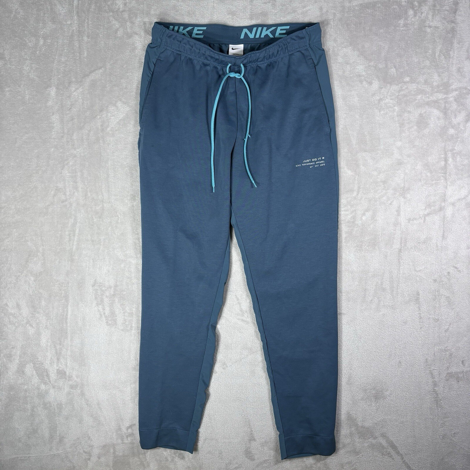 Nike Sweatpants Dry Athletic Training Tapered Blue Men's Size Medium DD1969-058-image