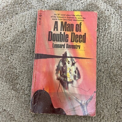 A Man of Double Deed Science Fiction Paperback Book by Leonard Daventry 1967