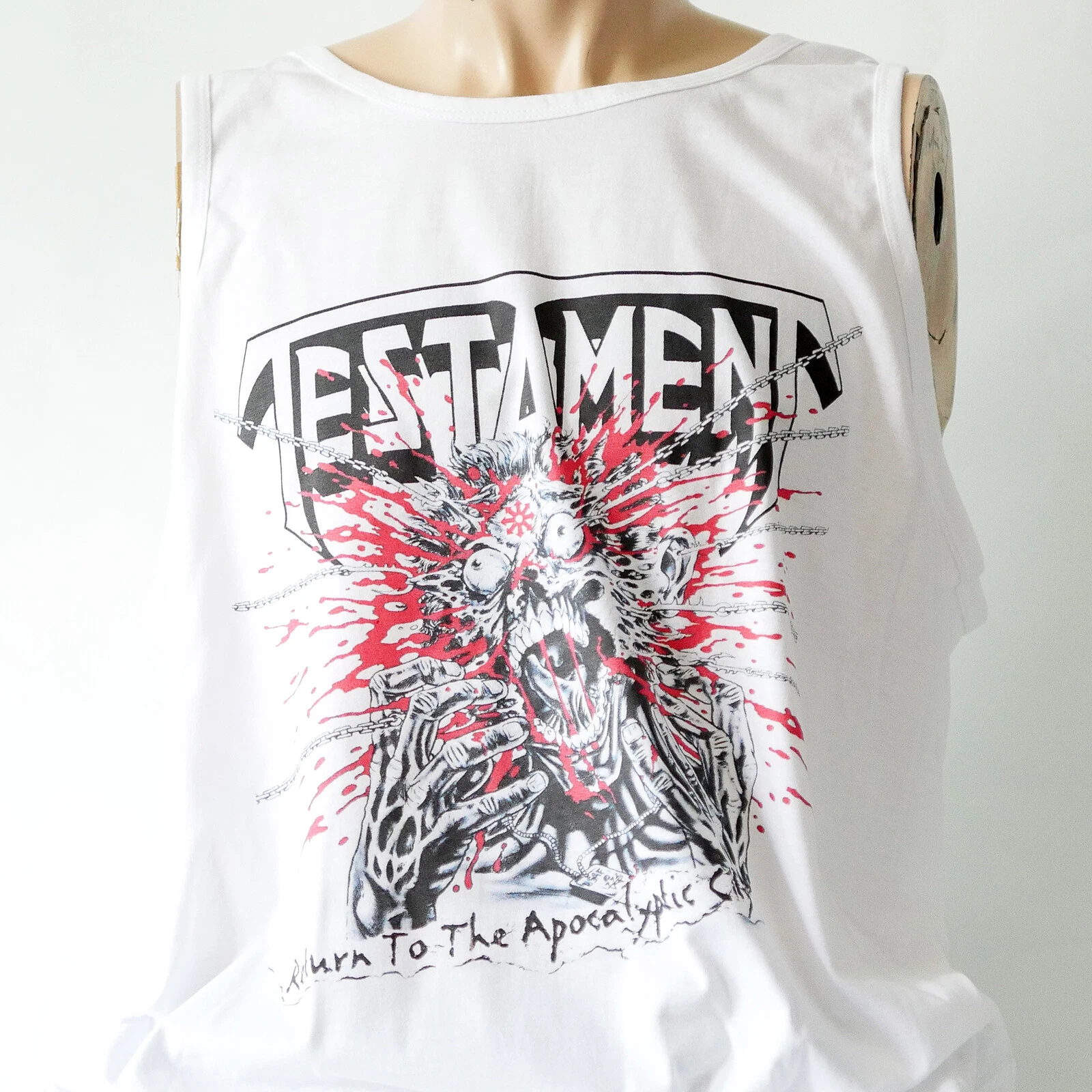 Testament Rock Metal T-shirt Sleeveless Unisex Vest Tank Top S-3XL