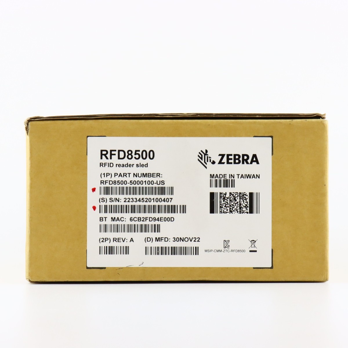 Zebra Rfd8500 Uhf 2d Imager Rfid Sled Rfd85005000100us