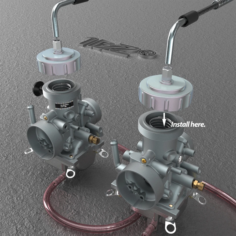 Se adapta a extracción de puertas Yamaha Banshee 1987-2006 pulgar acelerador cable tapas eliminador Foto 3 de 4