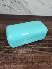 LOOK Tiffany Co. Blue Eye Glass / Sunglasses Hard Case Holder NICE