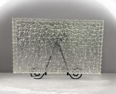 Vintage Mid-Century William Bounds Grainware Lucite Tray.