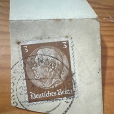 Deutsches Reich 3 Pfennig Briefst&uuml;ck gestempelt Motiv Historische Pers&ouml;nlichkeit