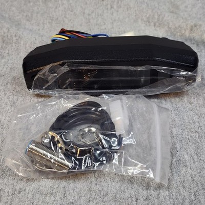 Digital LCD Instrument Cluster Gauge Black Dash Display With Sensor Harness