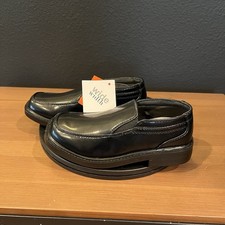 Deer Stags Boys Black Brian Slip On Comfort Kids Dress Loafers Shoes Size 11 W