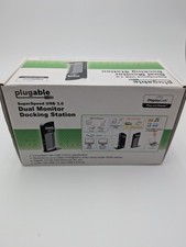 NEW Plugable UD-3900 SuperSpeed USB 3.0 Dual Monitor Docking Station For Windows