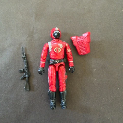 VTG 1985 HASBRO GI JOE COBRA CRIMSON GUARD v1 FIGURE 100% COMPLETE NM/NM+