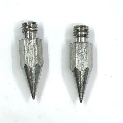 Stainless Steel Replacement Point for Mini For prisms Pole 1/4 Internal Thread
