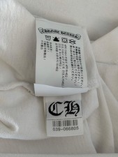 Chrome Hearts White Black Embroidered Logo Longsleeve T-Shirt
