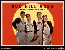 1959 Topps #428 Ron Kline Buc Hill Aces Pirates 7.5 - NM+