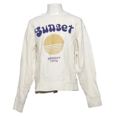 Mango, Sweatshirt, Größe: 155, Beige, Baumwolle/Elasthan, Print, Mädchen #pS9