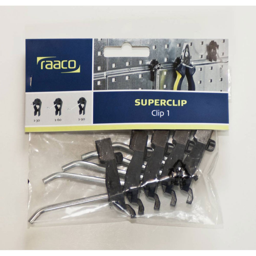 Raaco Super Clip Mix 84 Tool Hooks for Flexible Tool Access