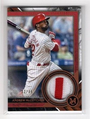 Andrew McCutchen 2022 Topps Museum Collection Baseball Jersey 33/35 MMR1-AMC