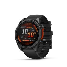 Garmin fenix 8 47mm Multisport schiefergrau GPS-Uhr mit schwarzem Band 010-02904-00