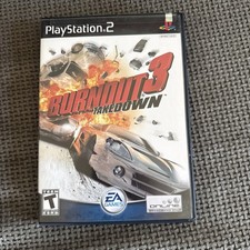 Burnout 3 Takedown ps2 Sony PlayStation 2 EA Games 2004 Racing Manual