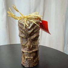 Aloha Candle Company Crying Tiki Candle Hawaiian Sandalwood Scented