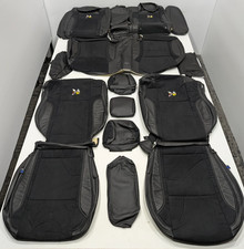 For Dodge Charger Rt Gt Scat Pack 2015-2023 Black Leather Seat Covers Na32