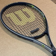 "Raqueta de tenis Wilson Titanium Crush 26 doble haz 4""-LO amarillo/negro/gris"