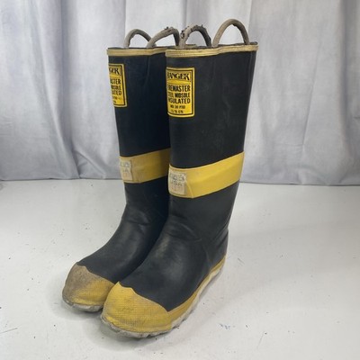 VTG Fireman Firefighting Boots Ranger FireMaster Steel Midsole