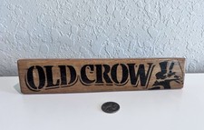 Old Crow Bourbon Barrel Stave Piece Unique Bo...