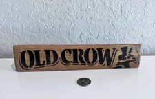 Old Crow Bourbon Barrel Stave Piece Unique Bourbon Gift Gift For Bourbon Lover